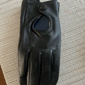 Black Leather woMen's Gloves